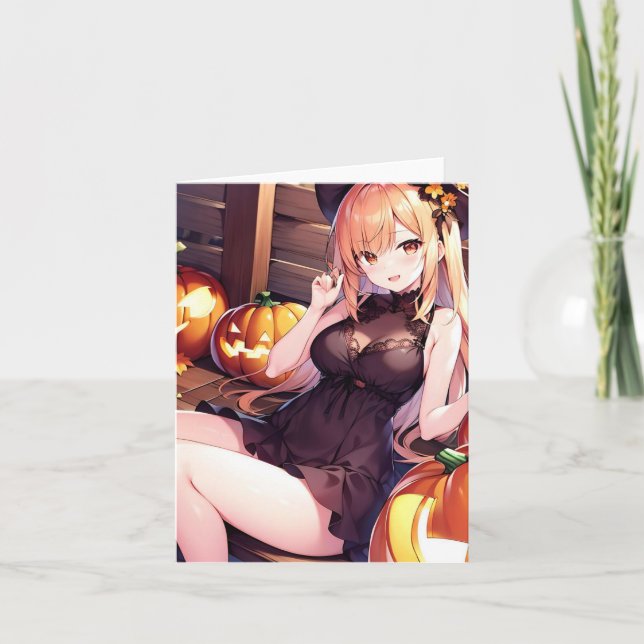 Halloween Anime K Card (Front)