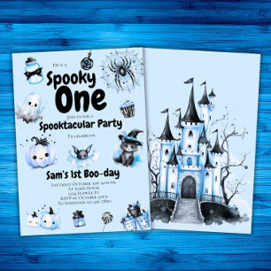 Halloween Anniversaire Invitation Garçons Éffrayan