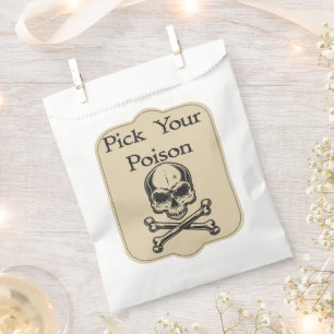 Halloween Apothecary Pick Your Poison Favour Bag