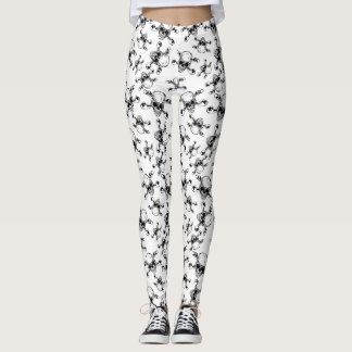 Halloween Apparel –Skull and Crossbones Spooky Leggings