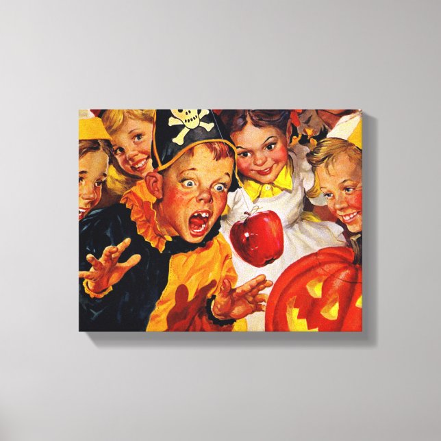 Halloween Apple Bobbing Print (Front)