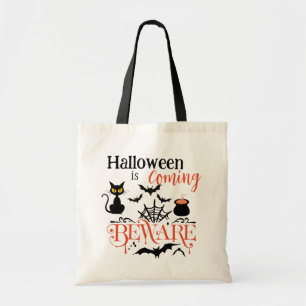 Halloween arrive Sac fourre-tout méfiez-vous