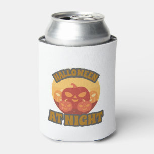 Halloween At Night Can Cooler
