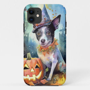 Halloween Australian Cattle With Pumpkins Scary Case-Mate iPhone Case