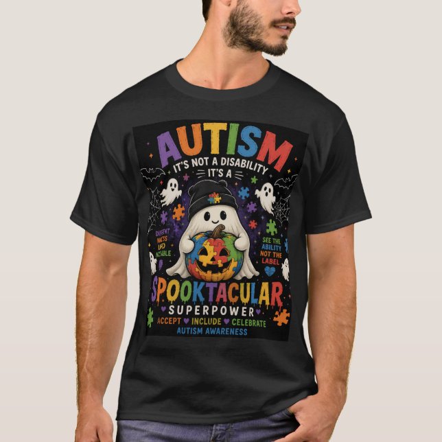 Halloween Autism T-Shirt (Front)