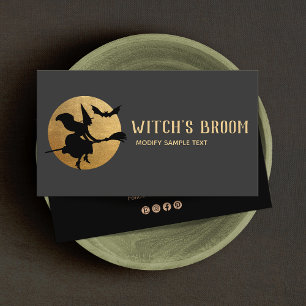 Halloween avec, chauve-souris et Carte de visite d