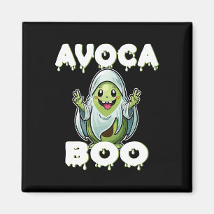 Halloween Avocado Pun Ghost Costume Funny Veggie A Magnet