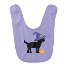 Halloween Baby Bib with Dog Design