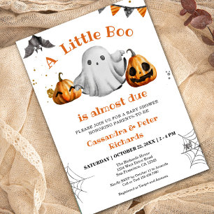 Halloween Baby Boo Baby Shower Gender Neutral Invitation