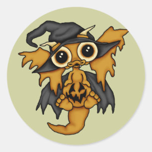 Halloween Baby Dragon Stickers