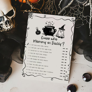 Halloween Baby is Brewing Guess Who Mommy or Daddy