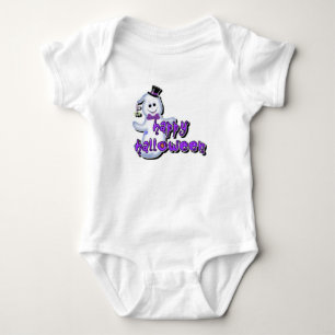 Halloween Baby Jersey Bodysuit/Ghost Bodysuit