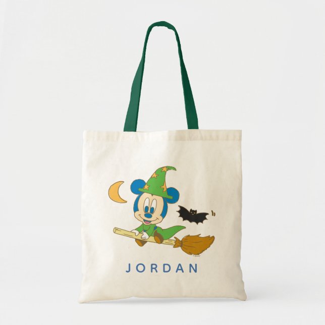Halloween Baby Mickey Witch Tote Bag (Front)