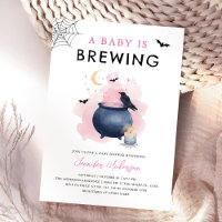Halloween Baby Shower A Baby is Brewing