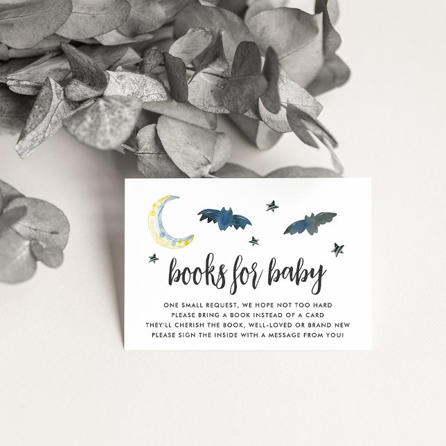 Halloween Baby Shower Book Request Enclosure Card (Creator Uploaded)