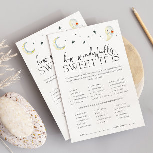 Halloween Baby Shower Candy Guessing Game Sheet