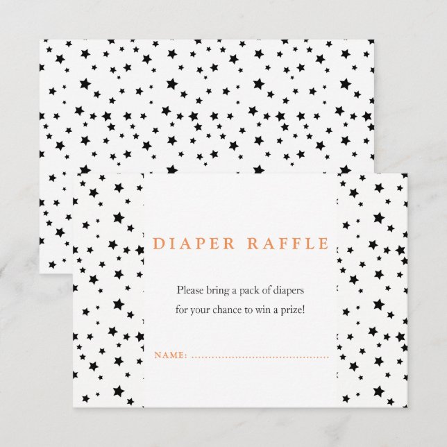 Halloween Baby shower couche noire Invitation (Devant / Derrière)