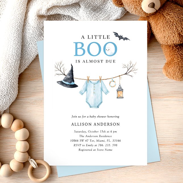 Halloween Baby Shower Cute Invitation (Creator Uploaded)