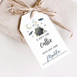 Halloween Baby Shower Display Gift Tags