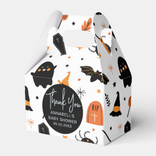 Halloween Baby Shower Favor Box