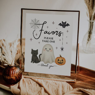 Halloween Baby shower Favorisez le prospectus budg