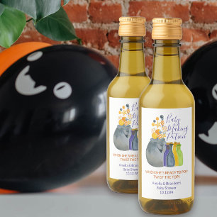 Halloween Baby Shower Favour Baby Making Potion Wine Label