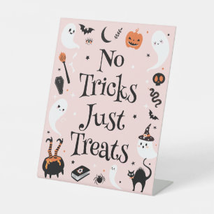 Halloween Baby Shower Girl Treats Favour Pedestal Sign