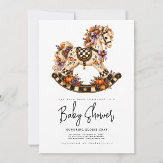 Halloween Baby Shower Invitation