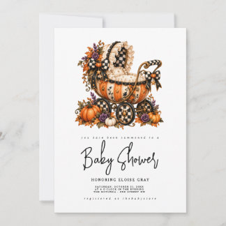 Halloween Baby Shower Invitation