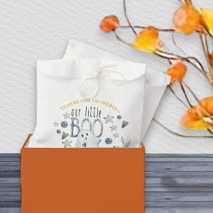 Halloween Baby Shower Our Little Boo Cute Ghost  Favour Bag