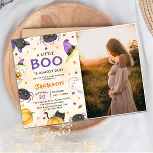 Halloween Baby Shower Party Photo Invitation