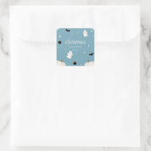 Halloween Baby Shower Pastel Blue 