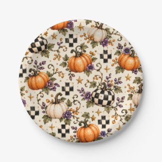 Halloween Baby Shower Platee Paper Plate