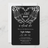 Halloween Baby Shower Skeleton hands