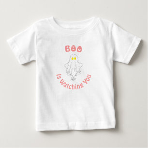 Halloween Baby T-Shirt Boo Is Watching You