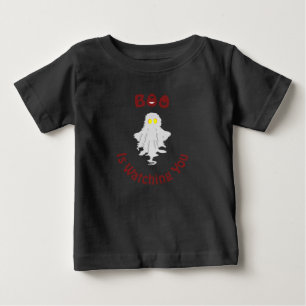 Halloween Baby T-Shirt Boo Is Watching You
