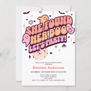 Halloween Bachelorette Invitation
