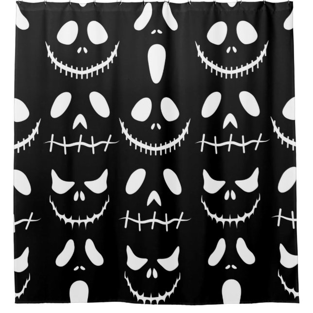 Halloween background. Seamless pattern with hallow (Front)