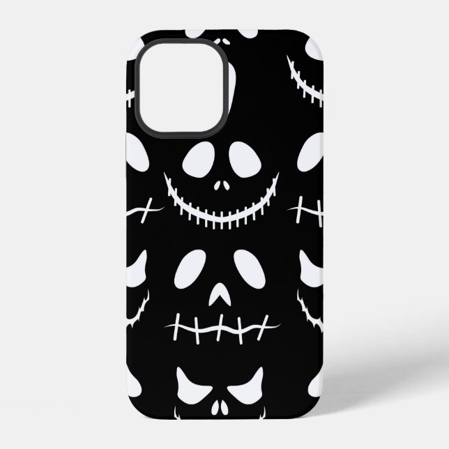 Halloween background. Seamless pattern with hallow iPhone Case (Back)