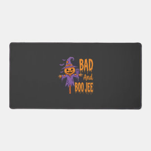 Halloween Bad And Boo Jee Scarecrow Graphic Desk Mat
