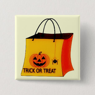 Halloween Bag 2 Inch Square Button