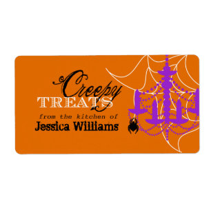 Halloween Baking Labels