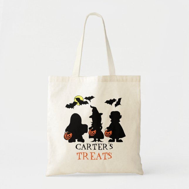Halloween Bande ou Sac fourre-tout de traitement (Devant)