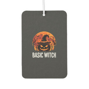 Halloween Basic Witch Pumpkin Moon Graphic Air Freshener