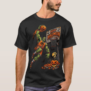 Halloween Basketball Monster T-Shirt