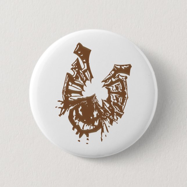 Halloween Bat      2 Inch Round Button (Front)