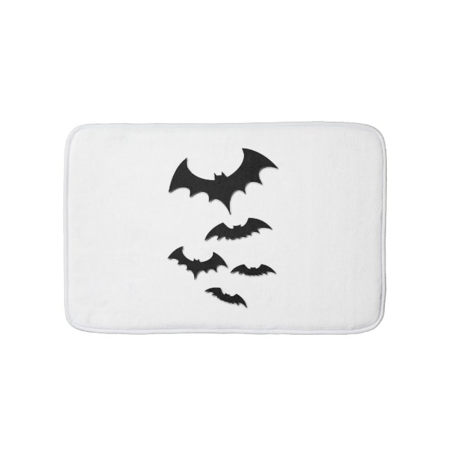 halloween bat bath mat (Front)