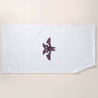 Halloween Bat Beach Towel