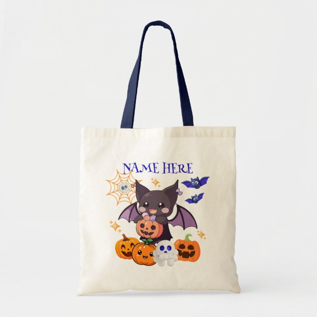 Halloween Bat Candy Sac fourre-tout v2 (Devant)