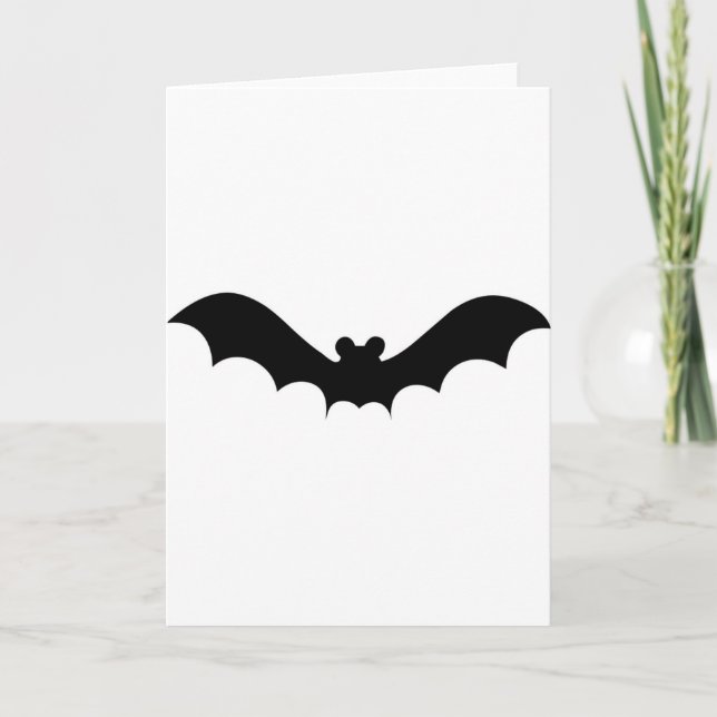 Halloween Bat Card (Front)